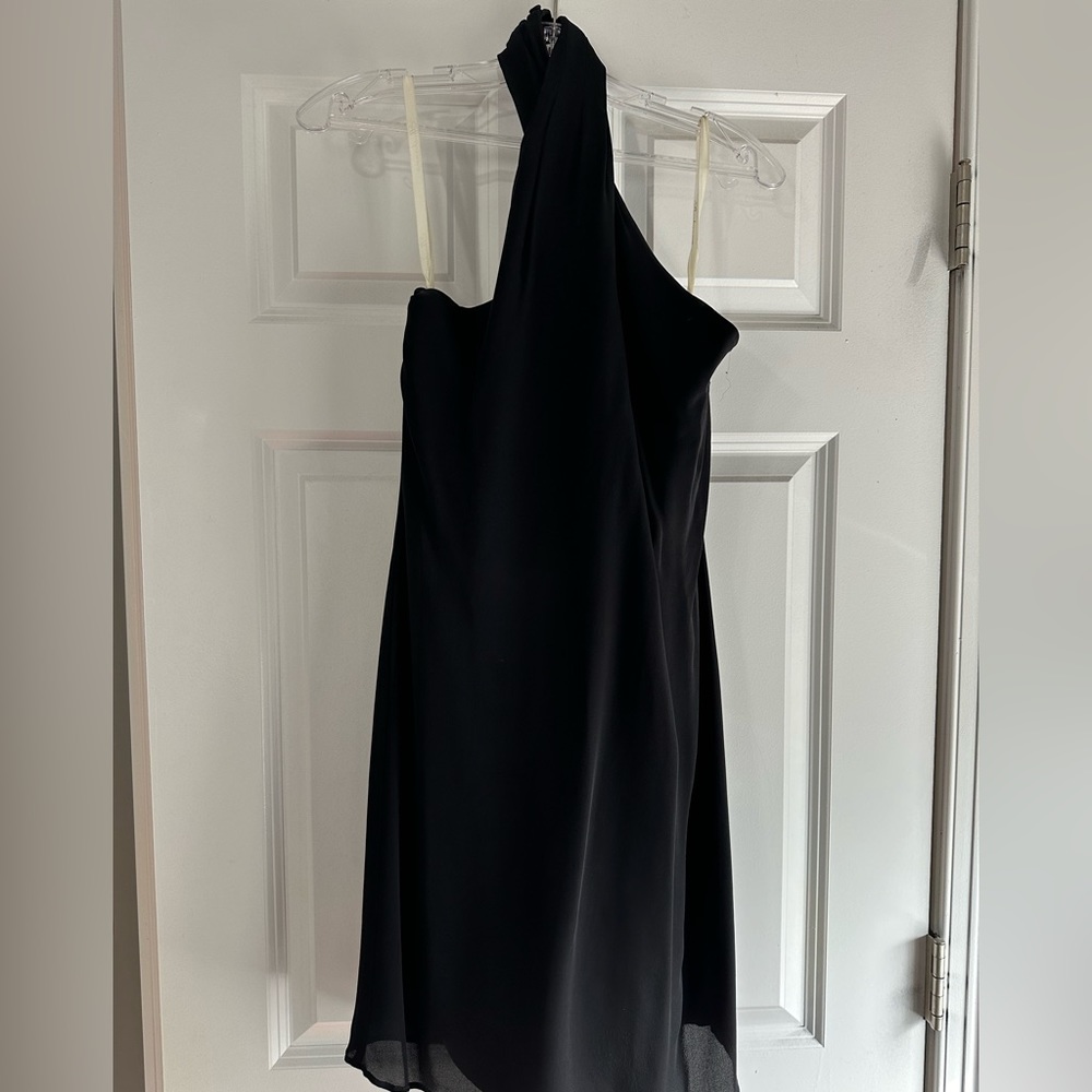 Shoshanna silk mini halter dress